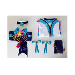 League of Legends LOL Ahri Spirit Blossom Ahri Cosplay Kostüm Kimono Kleid Outfits Halloween Karneval Kostüm