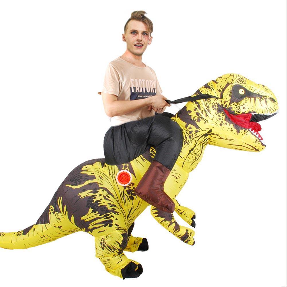 Fatsui Fettkostüm Aufblasbare Dinosaurier Kostüm Erwachsene T-Rex Jurassic Welt Cosplay Kostüm - cosplaycartde