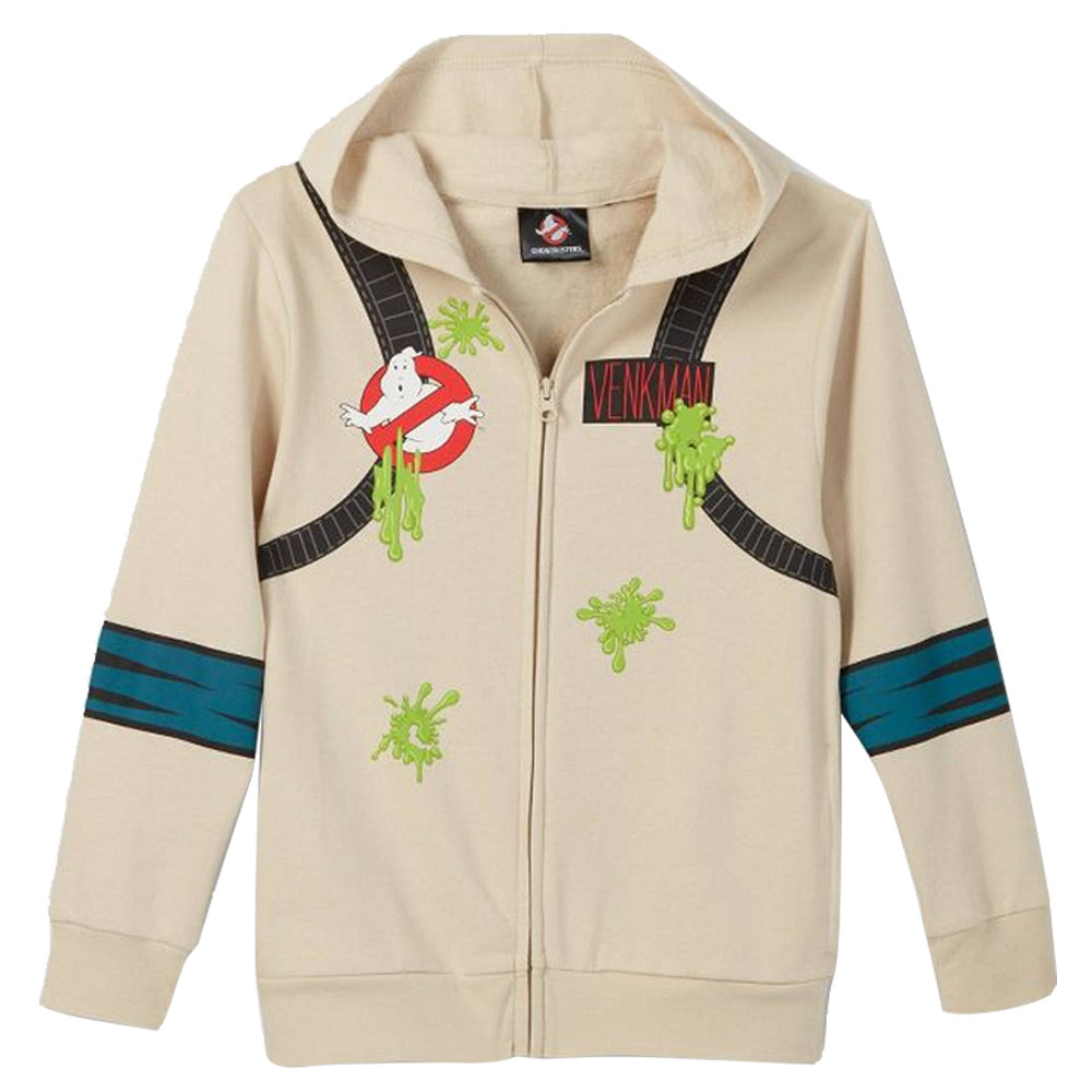 Kinder Ghostbusters Hoodie 3D gedruckte Hooded Sweatshirt Pullover Jacke mit Reißverschluss