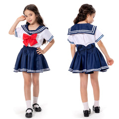 Kinder Mädchen Schuluniform täglich Uniform
