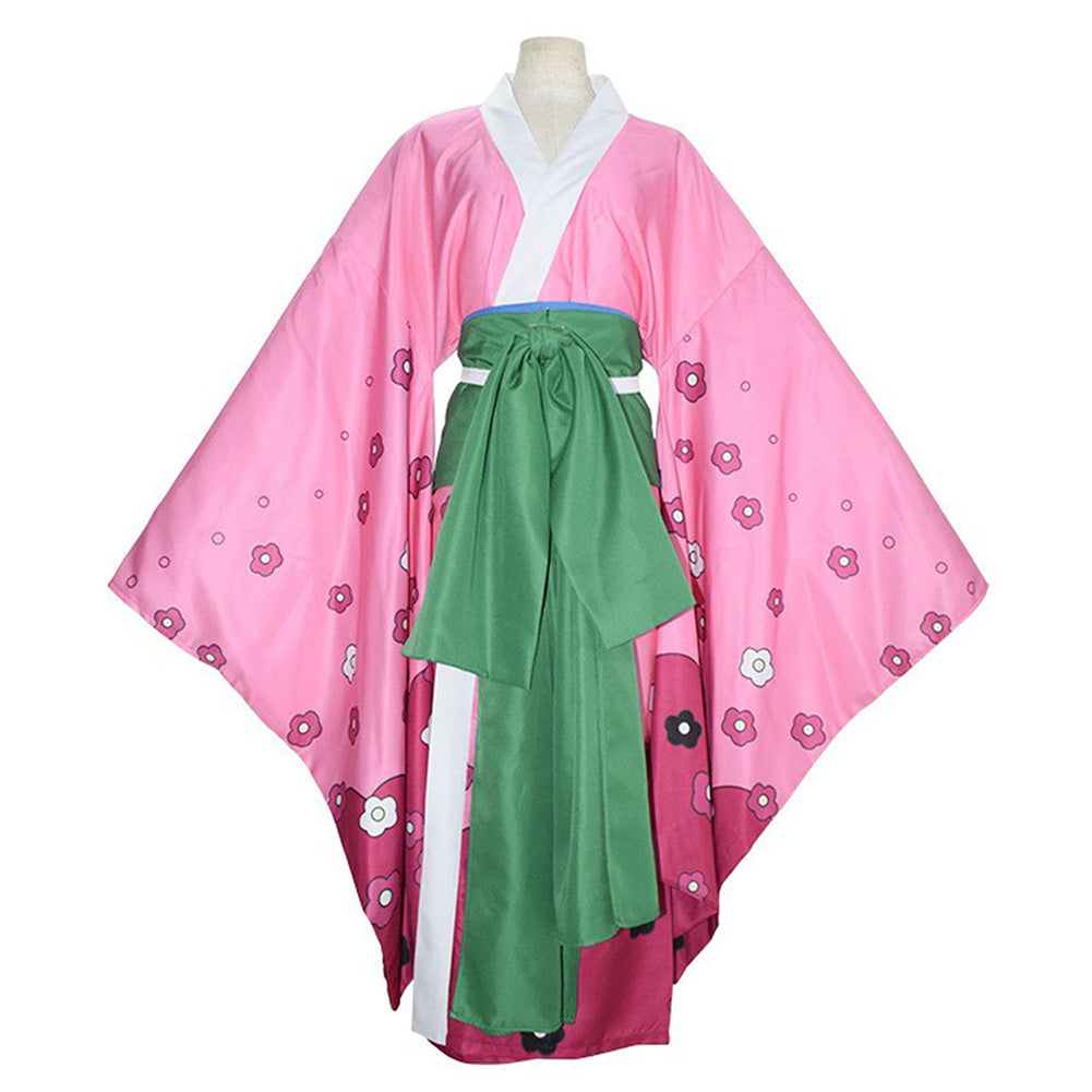 Kozuki Hiyori One Piece Cosplay Kostüm Outfits Halloween Karneval Kimono