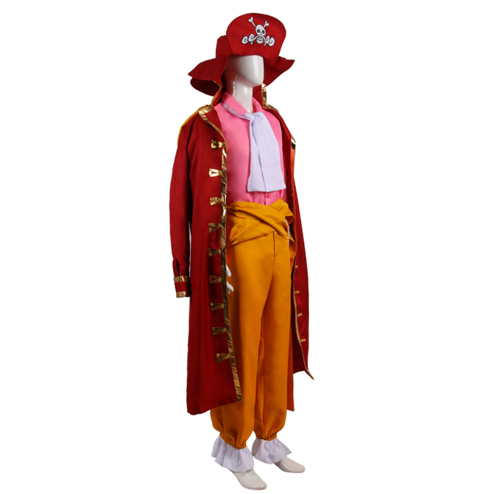 One Piece Gol·D·Roger Cosplay Kostüm Outfits Halloween Karneval Anzug