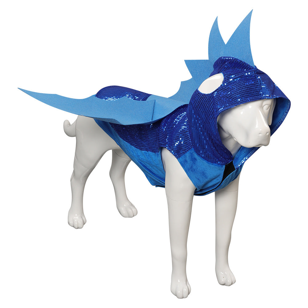 Hunde Dinosaurier Kostüm blau Halloween Cosplay Kostüm Karneval Outfits