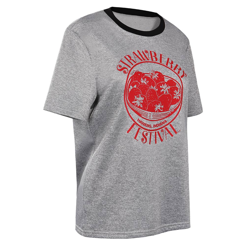 Stranger Things Staffel Eleven Elf Cosplay T-shirt Sommer Unisex rundhals Kurzarm T-Shirt