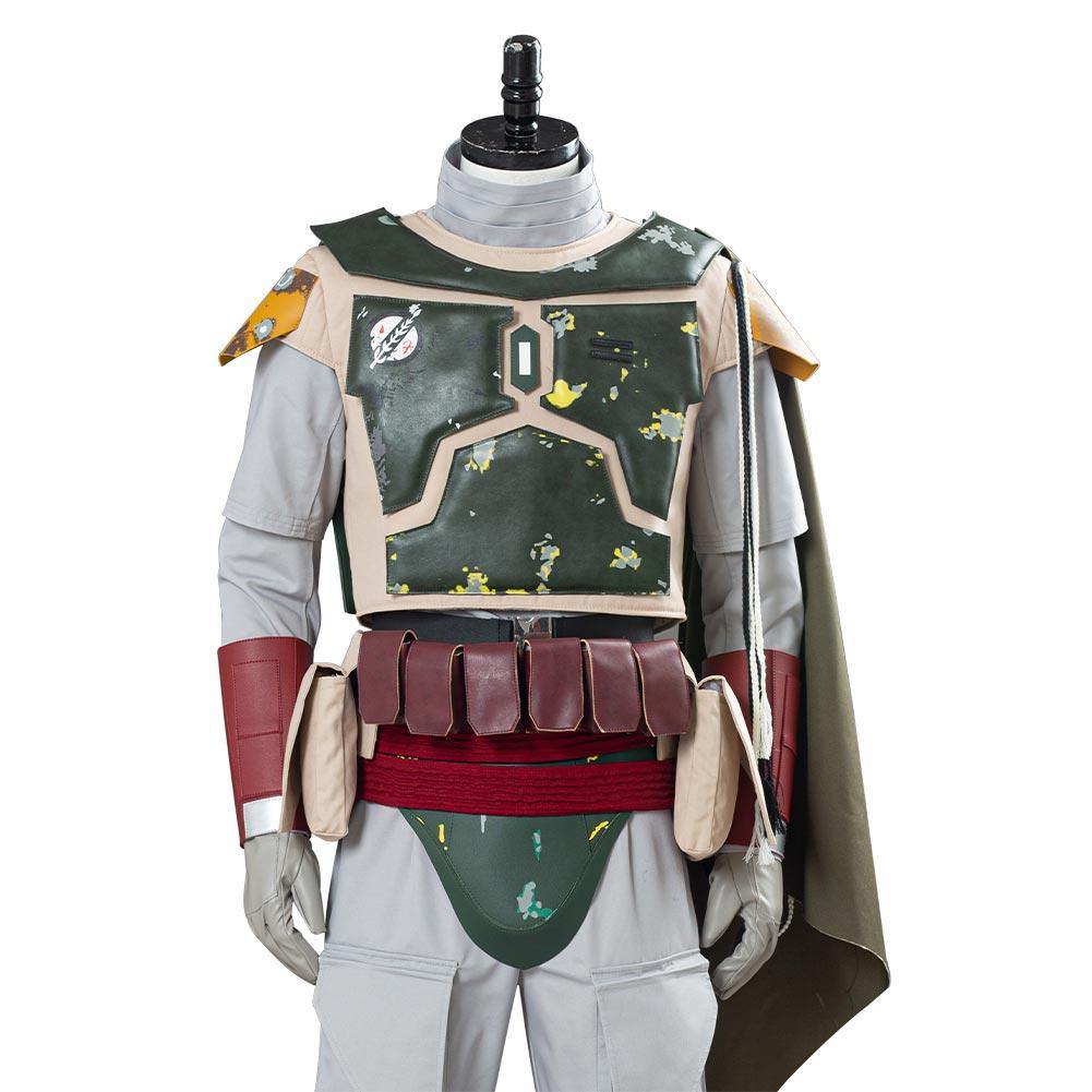 Star Wars Boba Fett Kopfgeldjäger Uniform Cosplay Kostüm Outfits Halloween Karnval Kostüm - cosplaycartde