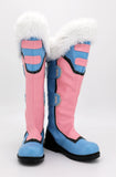 Mei-Ling Zhou Overwatch Stiefel Cosplay Schuhe Rosa - cosplaycartde