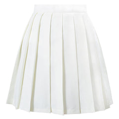 Japanische Schuluniform Faltenrock Jk Uniform Mini Röcke für Mädchen Weiß - cosplaycartde