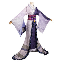 Genshin Impact Cosplay Raiden Shogun Kostüm Halloween Karneval Kimono
