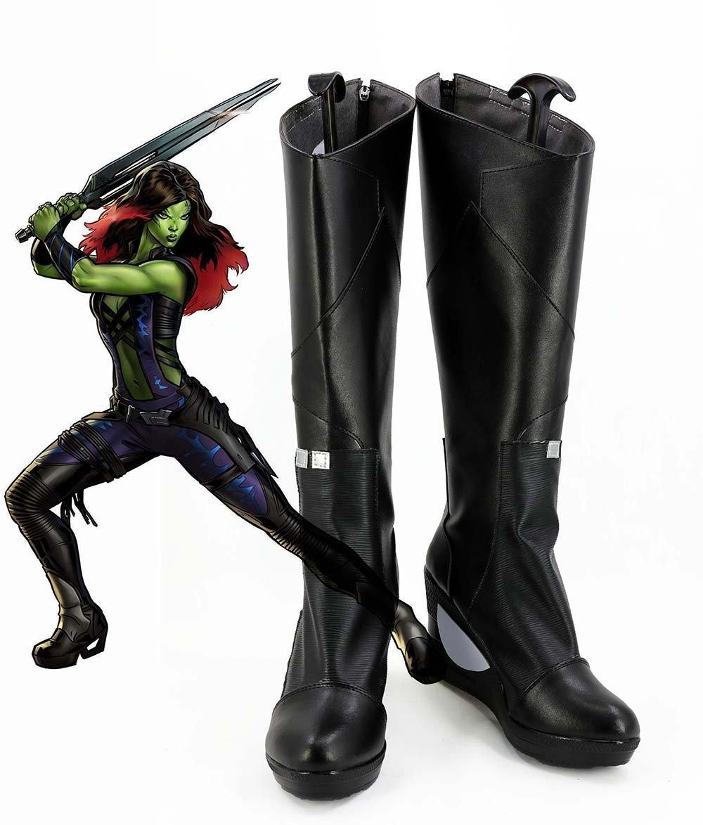 Guardians of the Galaxy 2 Gamora Uniform Cosplay Stiefel Schuhe - cosplaycartde