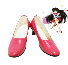 Sailor Moon Rei Hino Cosplay Schuhe Rot - cosplaycartde