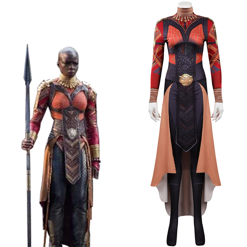 Black Panther: Wakanda Forever Okoye Cosplay Kostüm Outfits Halloween Karneval Jumpsuit