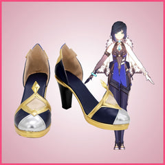 Genshin Impact Yelan Stiefel Schuhe Cosplay Schuhe