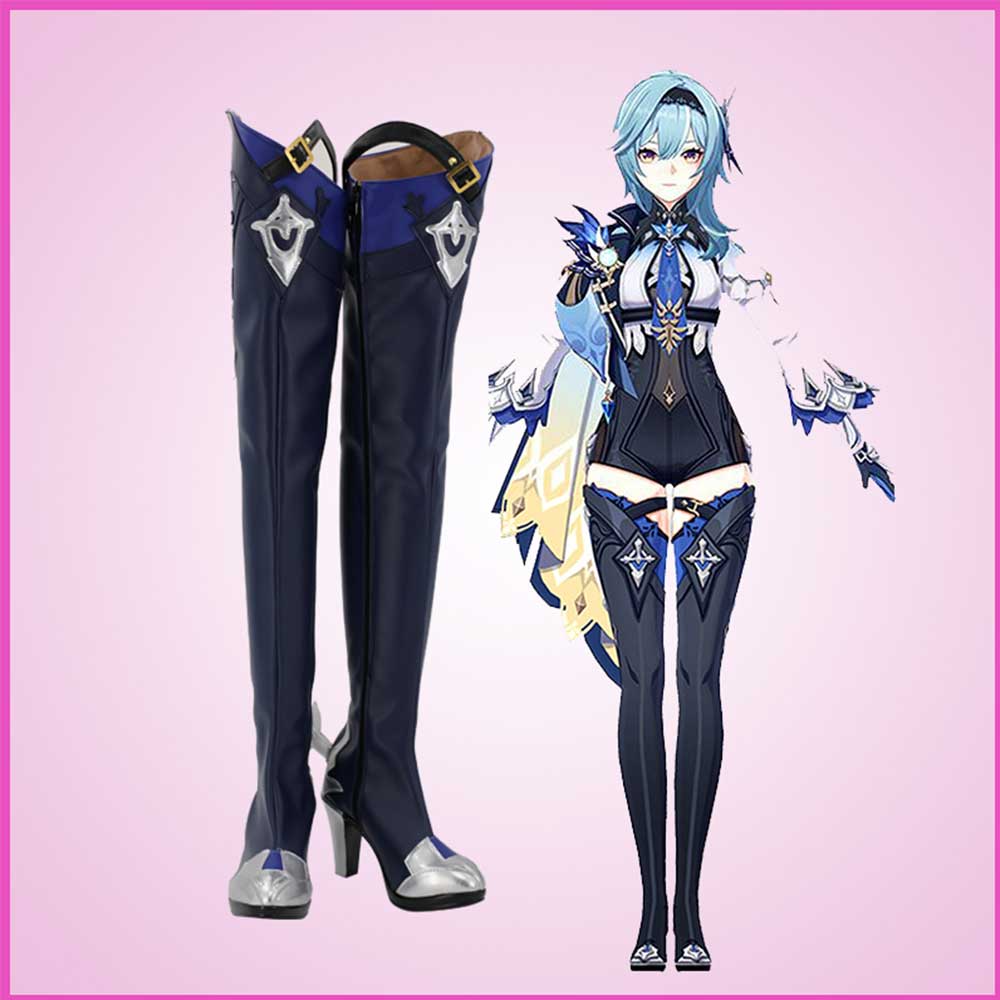 Genshin Impact Eula Lawrence Schuhe Cosplay Schuhe