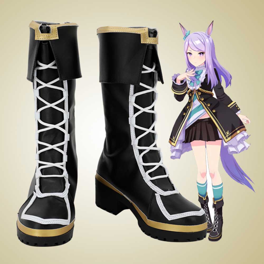 Pretty Derby Mejiro McQueen Stiefel Schuhe Cosplay Schuhe