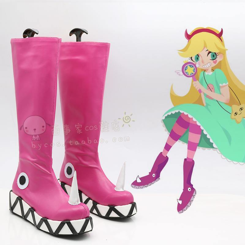Star vs. the Forces of Evil Princess Prinzessin Star Butterfly Stiefel Cosplay Schuhe - cosplaycartde