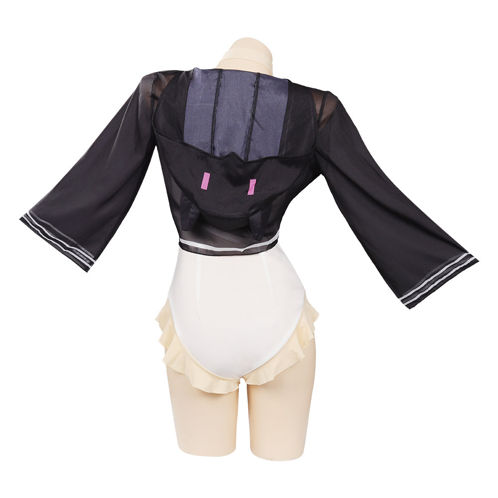 Danganronpa Nanami Chiaki Cosplay Bademode Damen Sommer Originell 2tlg. Badeanzug