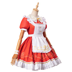 Genshin Impact Alice in Wonderland Alice Cosplay KLEE Kostüm Halloween Karneval Original Kleid