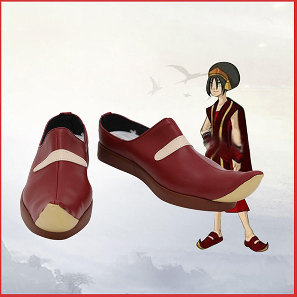 Avatar The Last Airbender Toph Fire Nation Cosplay Schuhe Stiefel Halloween Schuhe