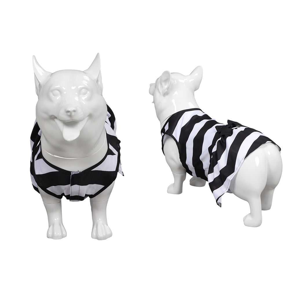 Film Barbie schwartz-weiße Hunde Kleid Haustier Kostüm Cosplay Kostüm Halloween Karneval Outfits