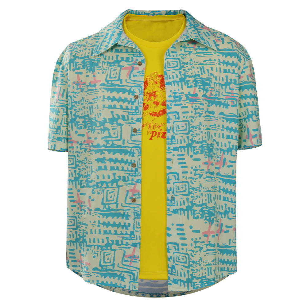 Stranger Things 4 Argyle Cosplay Kostüm T-shirt Outfits Halloween Karneval Shirt