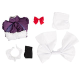 High-Rise Invasion Maid-fuku Kamen Cosplay Kostüme Dienstmädchen Kleid Halloween Karneval Outfits Version B