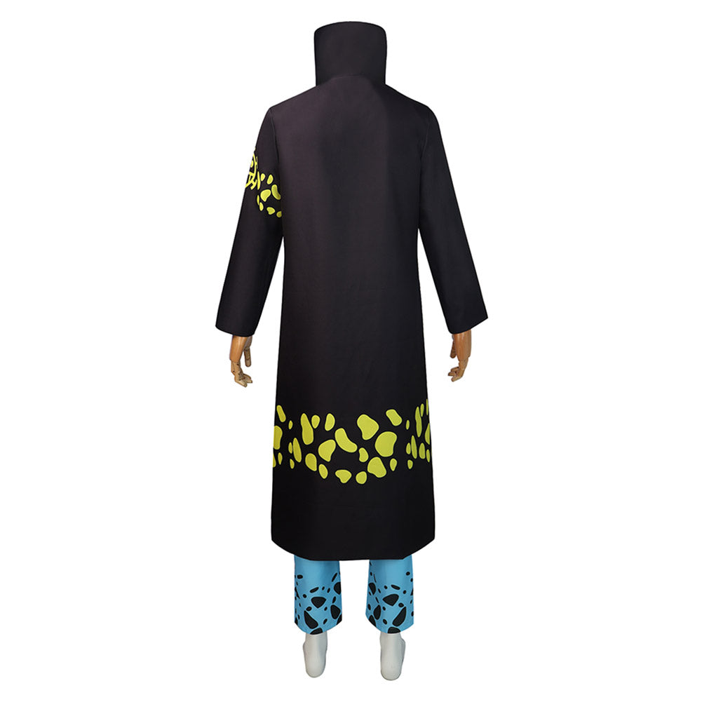 One Piece Trafalgar D. Water Law Kostüm Set Cosplay Halloween Karneval Outfits