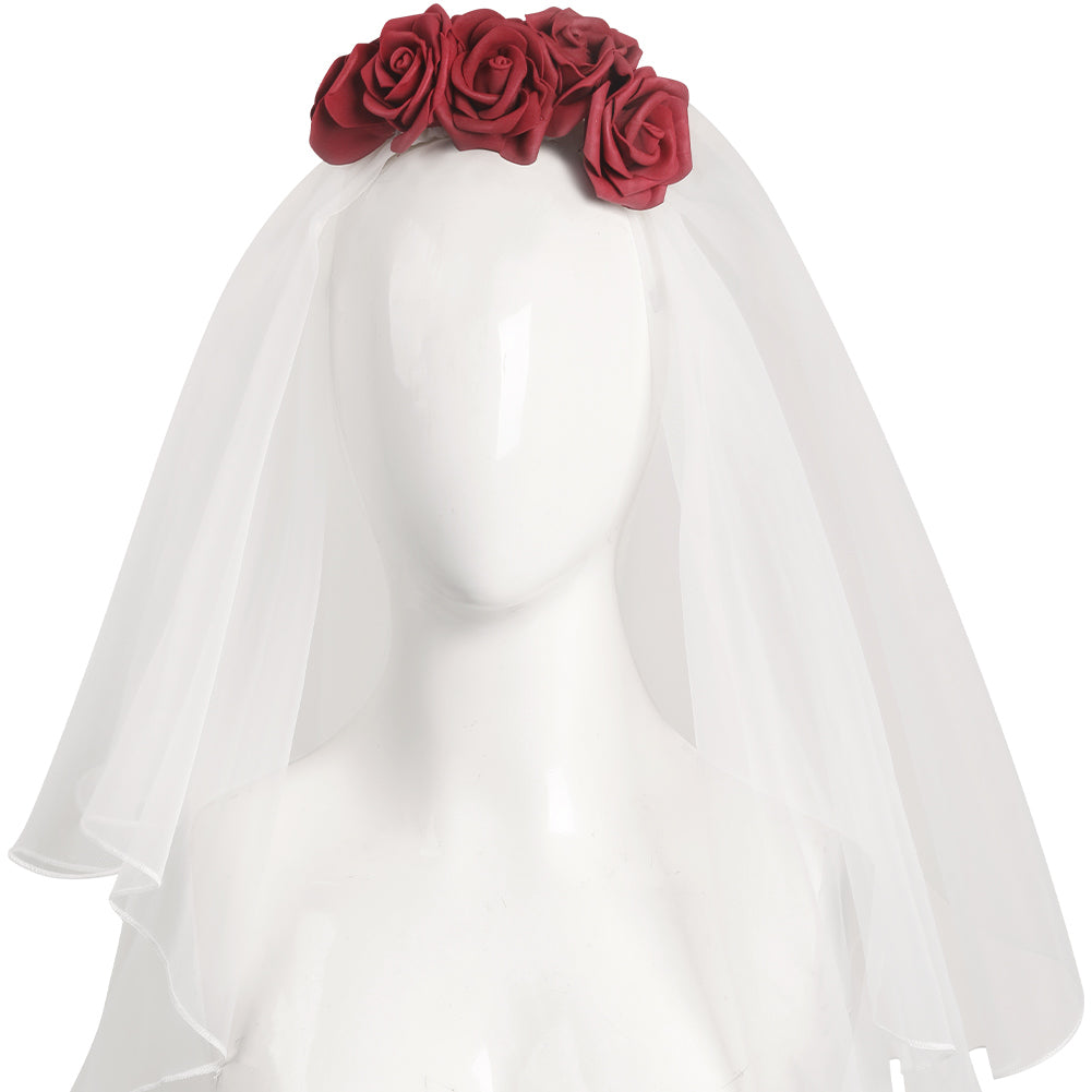 Constance Hatchaway Braut Kleid Haunted Mansion Hatchaway Geisterbraut Cosplay Kostüm