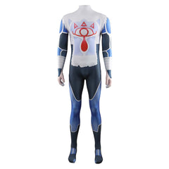 The Legend of Zelda Sheik bedrucktes Jumpsuit Cosplay Kostüm Halloween Karneval Outfits