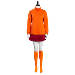 Scooby-Doo Velma Dinkley Cosplay Kostüm Halloween Karneval Outfits