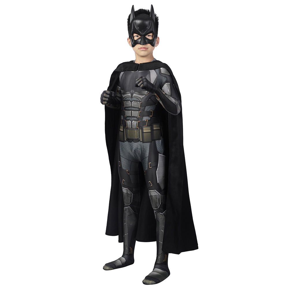 Kinder Bruce Wayne Cosplay Justice League Kostüm Outfits Halloween Karneval Jumpsuit