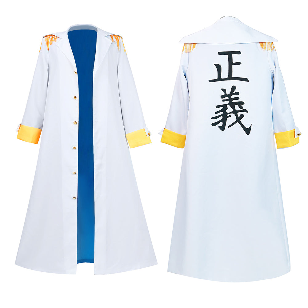 One Piece Admiral Of The Navy Cosplay Mantel Halloween Karneval Outfits Cosplay Kostüm