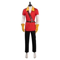 Die Schöne und das Biest Gaston Cosplay Kostüm Outfits für Herren Halloween Karneval Anzug