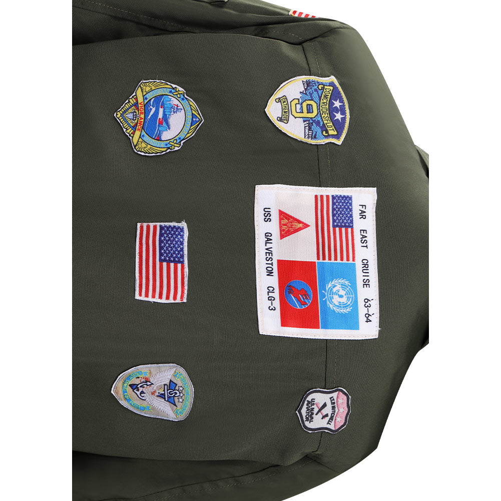 Kinder Top Gun: Maverick Cosplay Kostüm Outfits Halloween Karneval Jacke