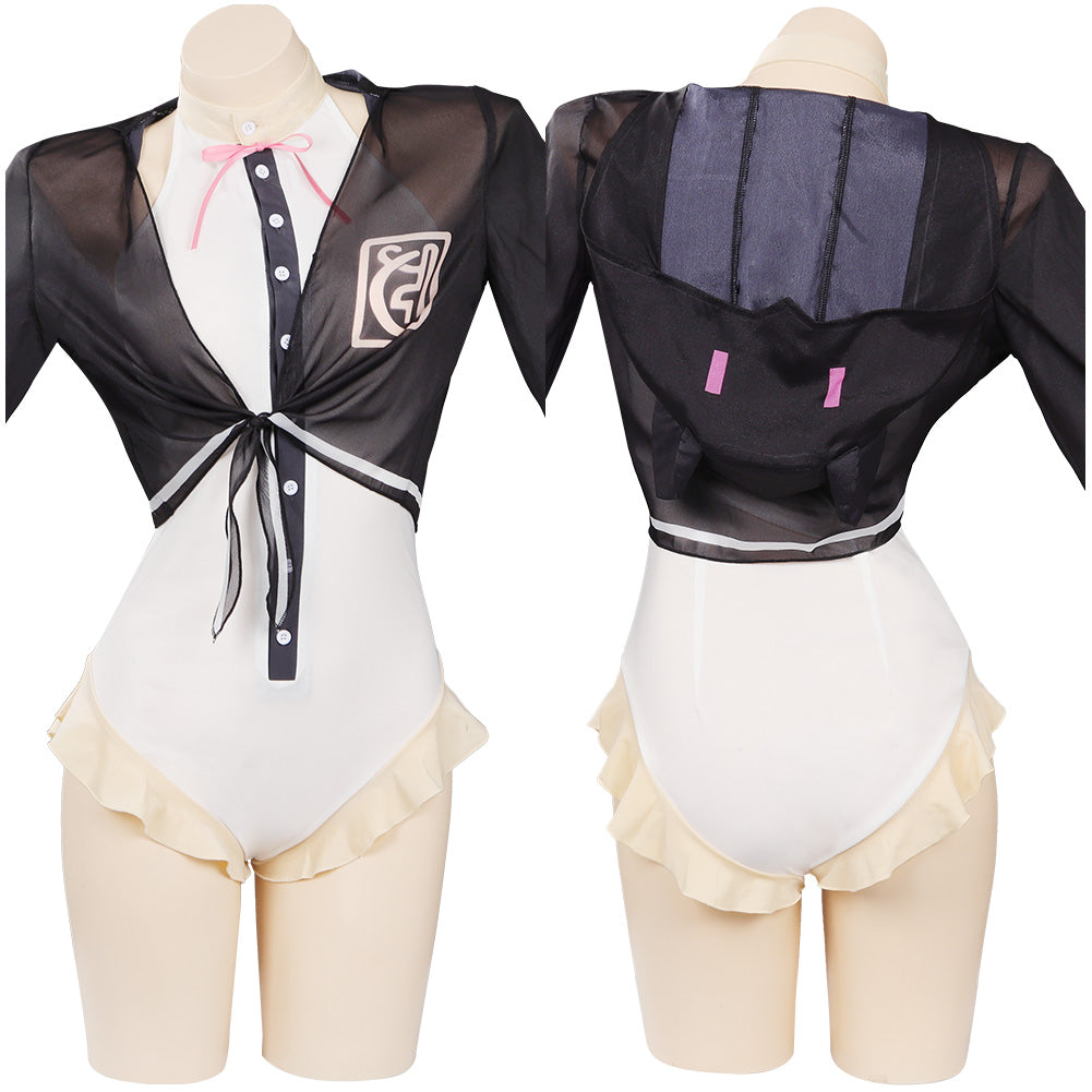 Danganronpa Nanami Chiaki Cosplay Bademode Damen Sommer Originell 2tlg. Badeanzug