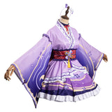 Genshin Impact Raiden Shogun Lolitakleid Cosplay Kostüm originell Halloween Kanreval Outfits