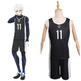 Blue Lock Cosplay Seishirou Nagi Kostüm Halloween Karneval Outfits