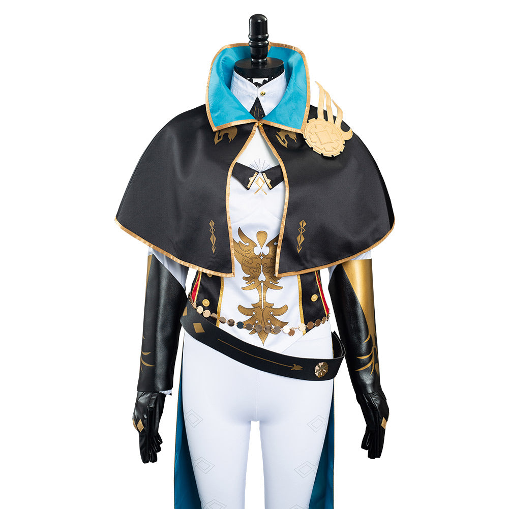 Genshin Impact Jean Gunnhildr Kostüm Cosplay Halloween Karneval Outfits