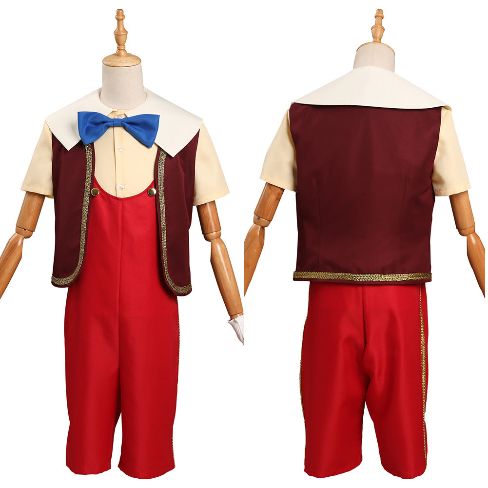 Kinder Pinocchio 2022 Pinocchio Cosplay Kostüm Halloween Karneval Outfits