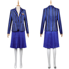 Wednesday Addams Cosplay Enid Schuluniform Outfits Halloween Karneval Kostüm