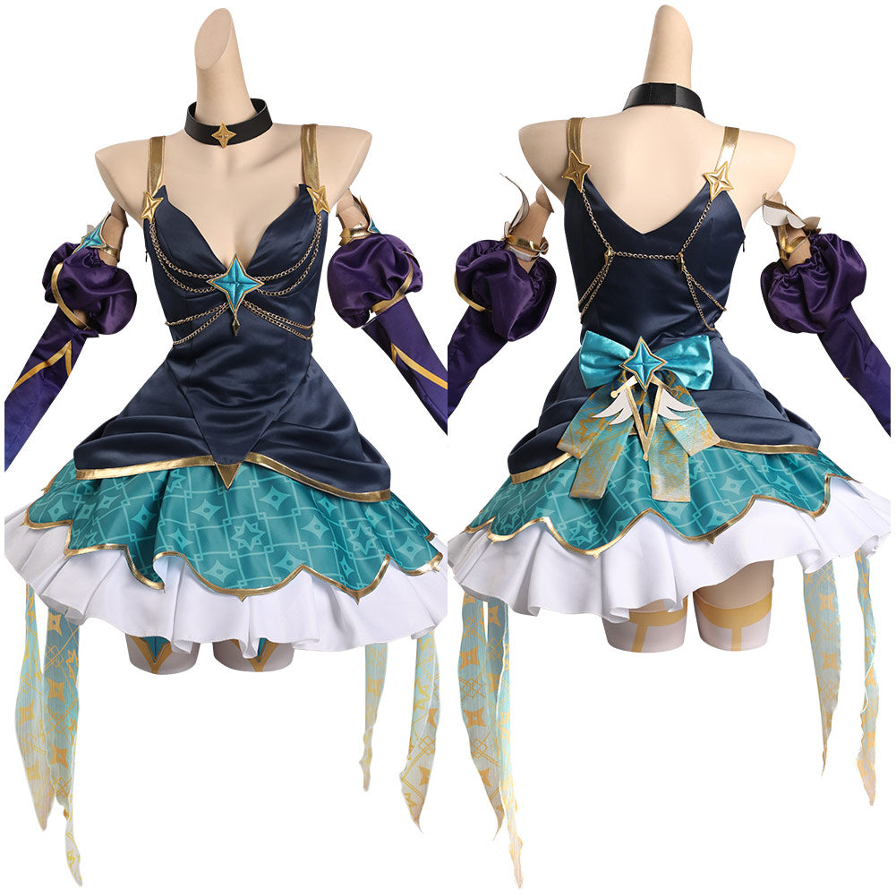 League of Legends Syndra Star Guardian Cosplay Kostüm Outfits Halloween Karneval Kleid