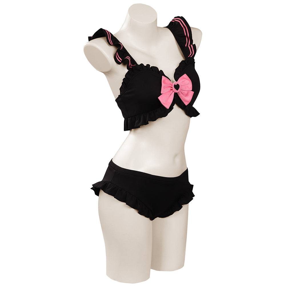 Sailor Moon Chibiusa Cosplay Bademode Damen Sommer Originell 2tlg. Badeanzug