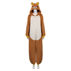 Rilakkuma Theme Park Adventure Brother Bear Cosplay Schlafanzug Outfits Halloween Karneval Originell Jumpsuit