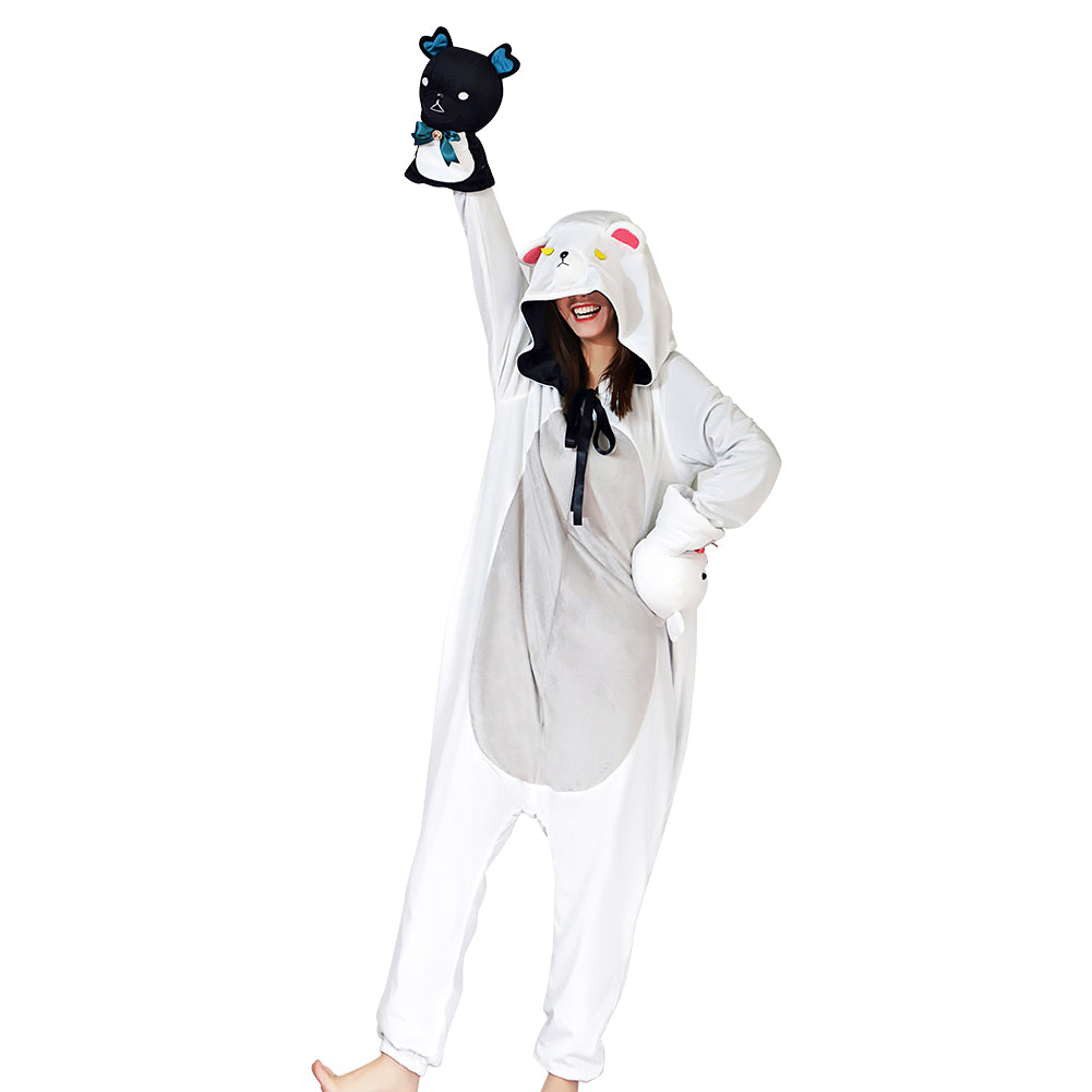 Kuma Kuma Kuma Bear Yuna Cosplay Kostüm Pyjama doppelseitiges Pajamas auch als Schlafanzug