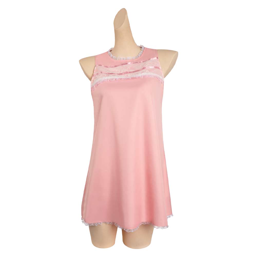 Barbie Film Margot Robbie rosa Schlafanzug schlafkleid Cosplay Kostüm auch für Alltag