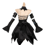 Chobits Freya Cosplay Kostüm Halloween Karneval Schwarz Kleid