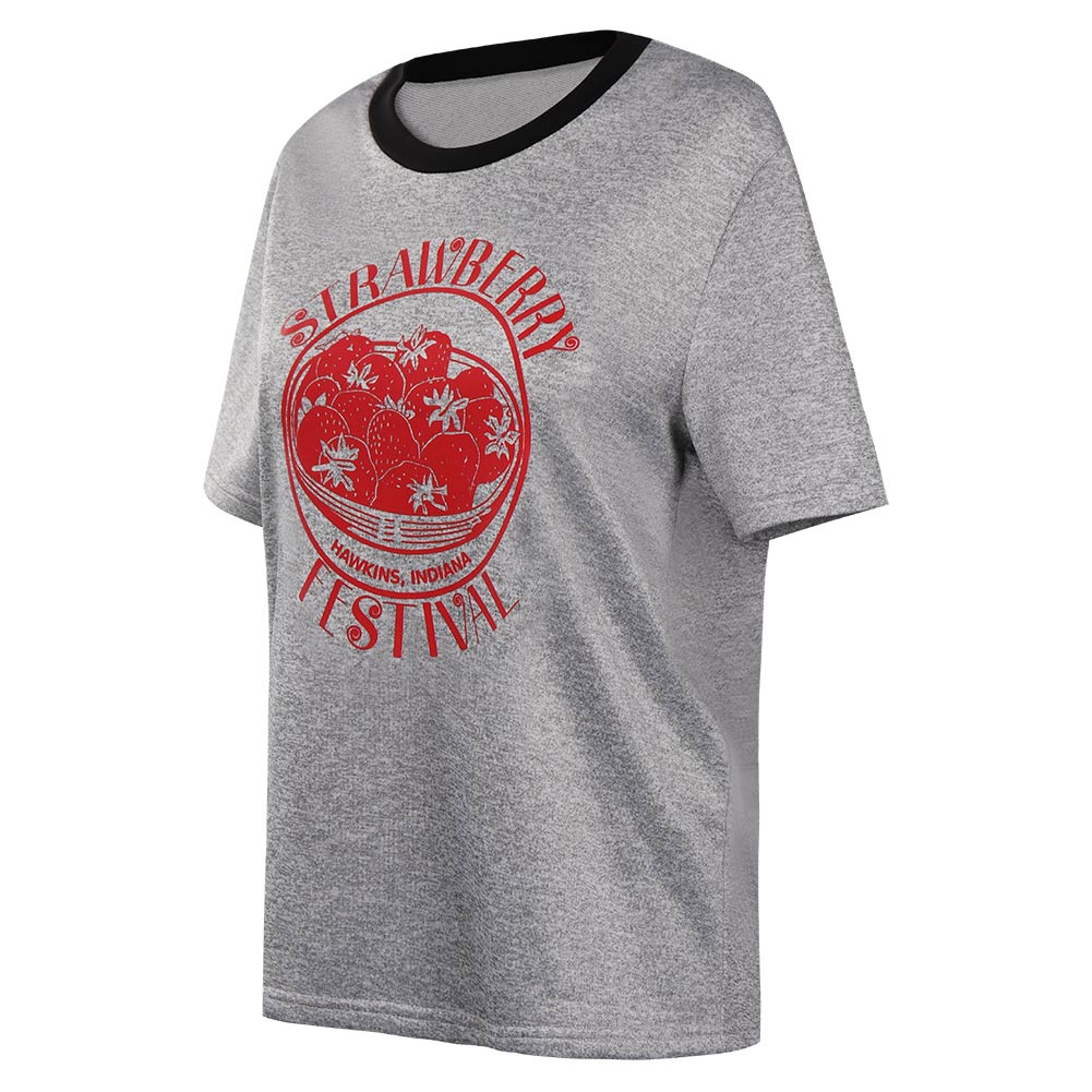 Stranger Things Staffel Eleven Elf Cosplay T-shirt Sommer Unisex rundhals Kurzarm T-Shirt
