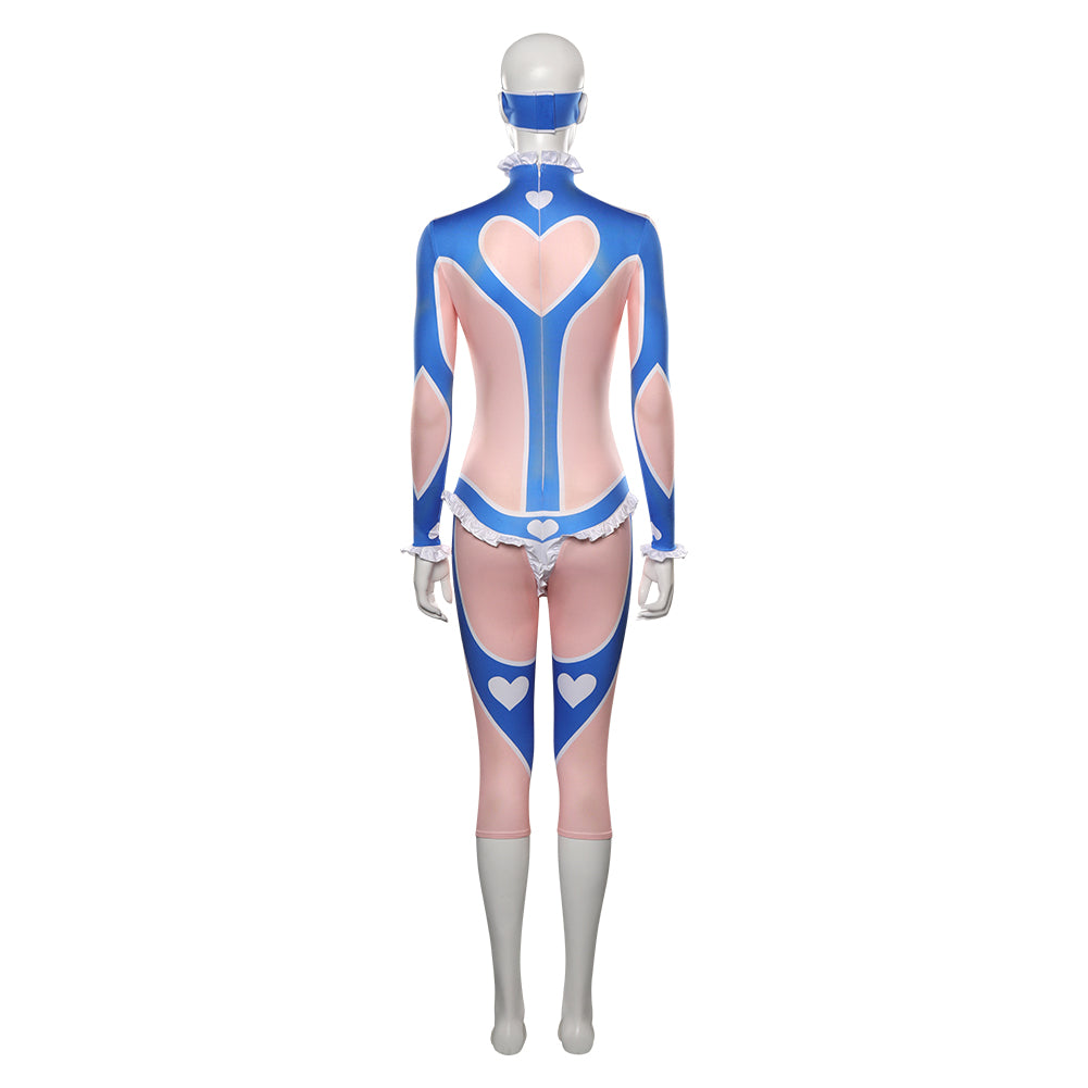 Street Fighter Nanakawa Mika Cosplay Kostüm Halloween Karneval Jumpsuit
