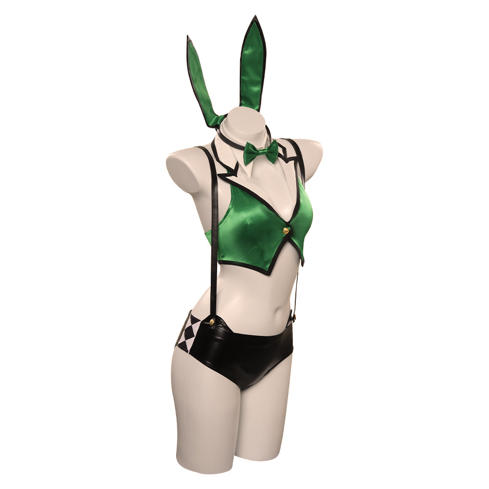 Bunny Girl Jumpsuit Cosplay originell Kostüm Halloween Karnevalo Mottoparty Outfits