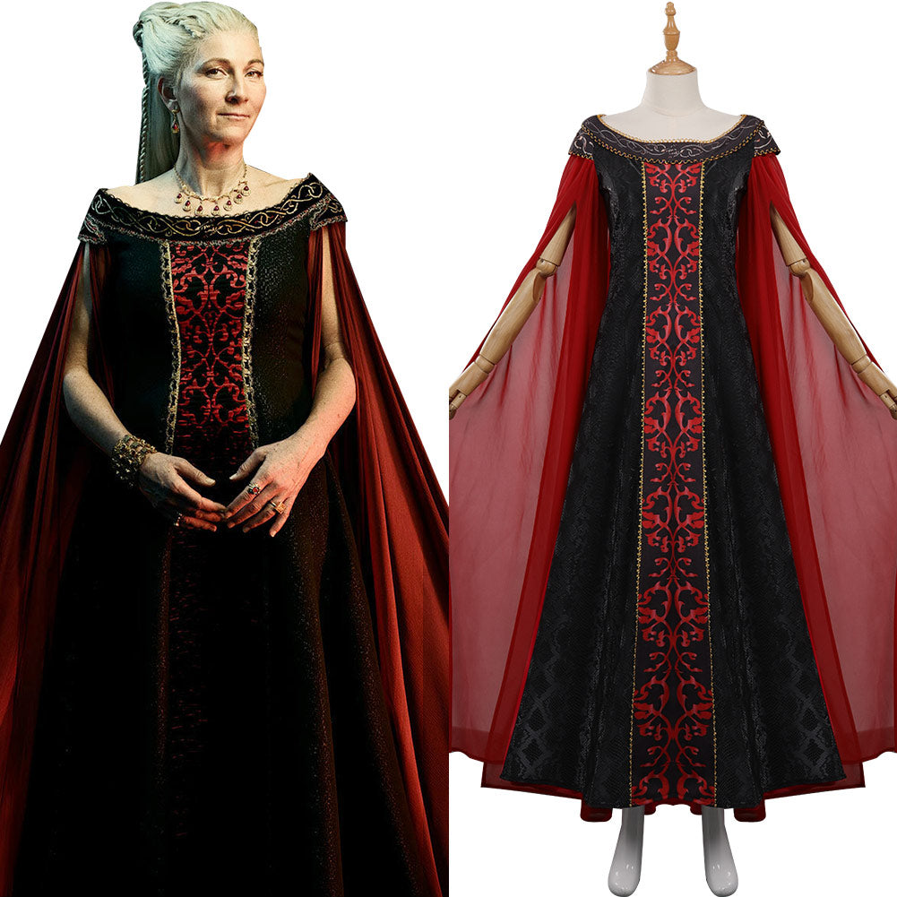 House of the Dragon  Cosplay Princess Rhaenys Velaryon Outfits Halloween Karneval Kleid