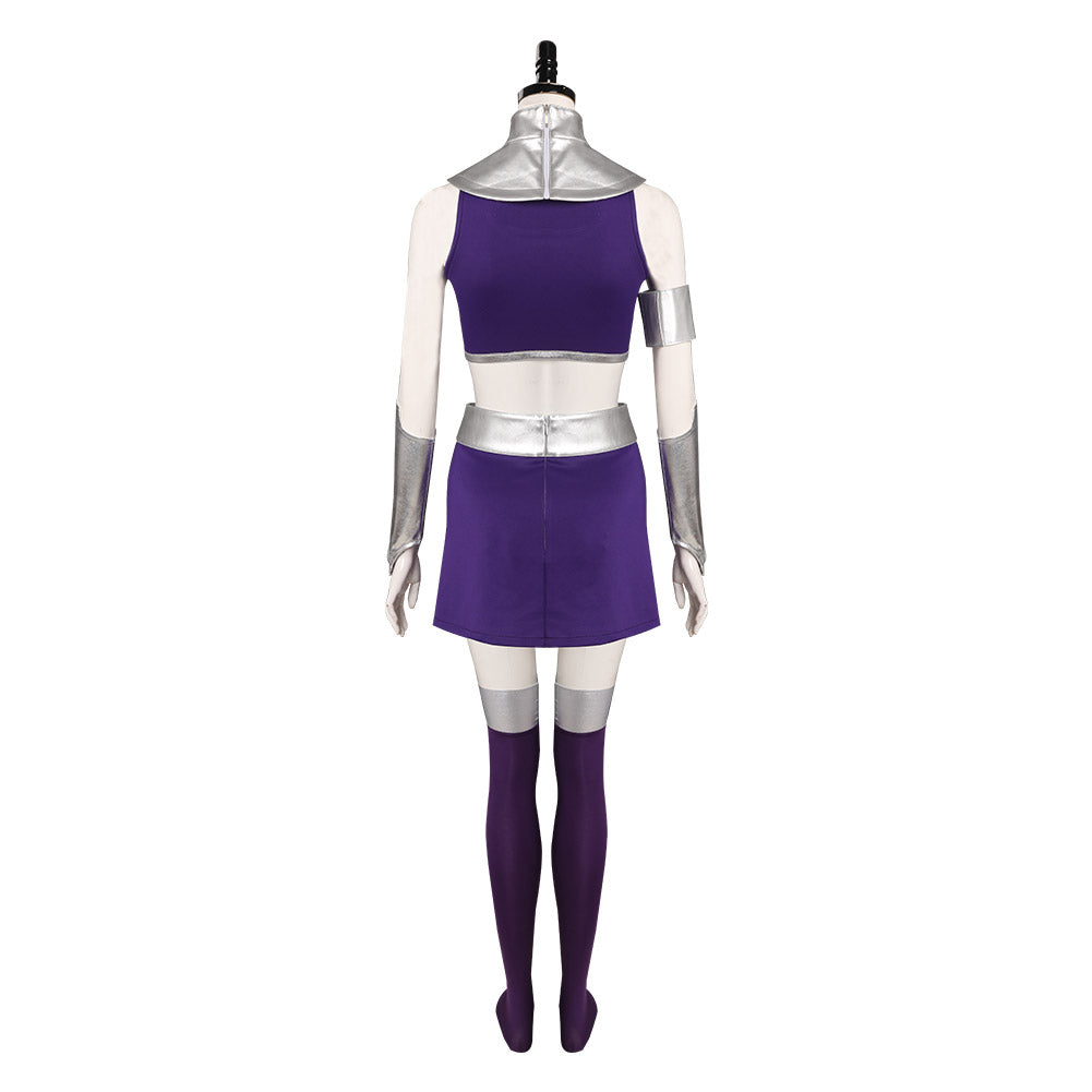 Teen Titans Starfire Cosplay Kostüm Halloween Karneval Outfits